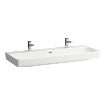 Praustuvas Laufen PRO S 1200x465x95 mm, baldinis, su 2 angomis maišytuvams 